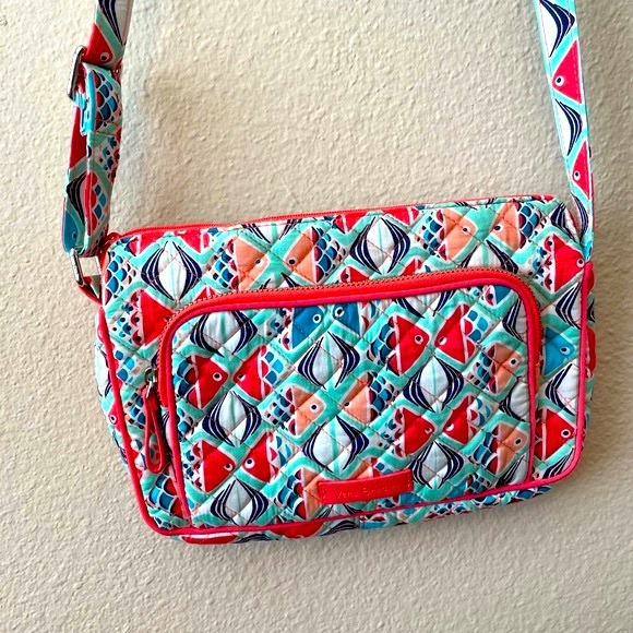 Vera Bradley Handbags - RFID Little Hipster in Go Fish